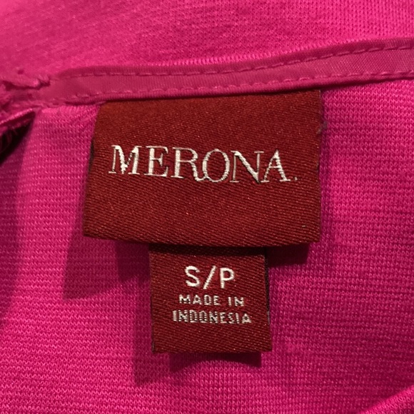 Merona Fuchsia Pink Sheath Dress Size Small - Picture 7 of 13